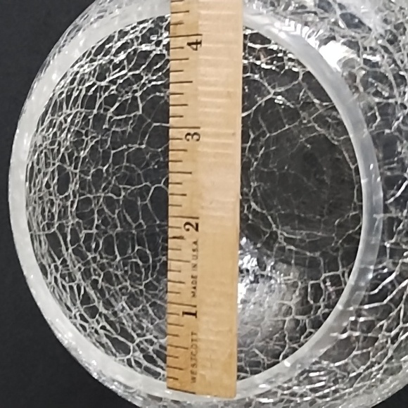 Sphere shaped Crackled glass - Picture 4 of 4